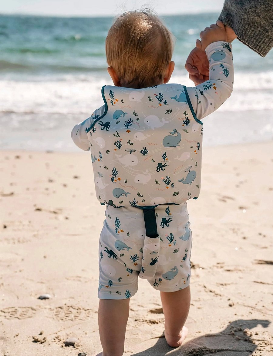 Filibabba - Swim vest 1-2 years – Christian's Whale Tales - accessoires de natation - yellow - 5