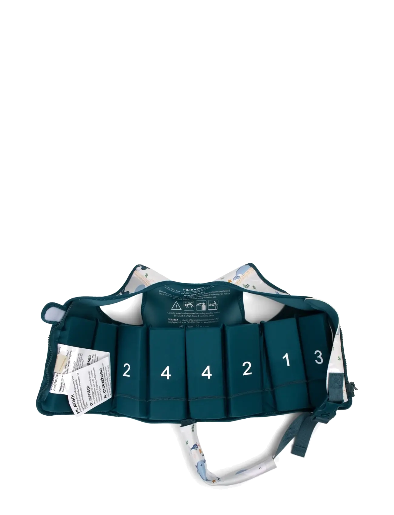 Filibabba - Swim vest 1-2 years – Christian's Whale Tales - accessoires de natation - yellow - 3