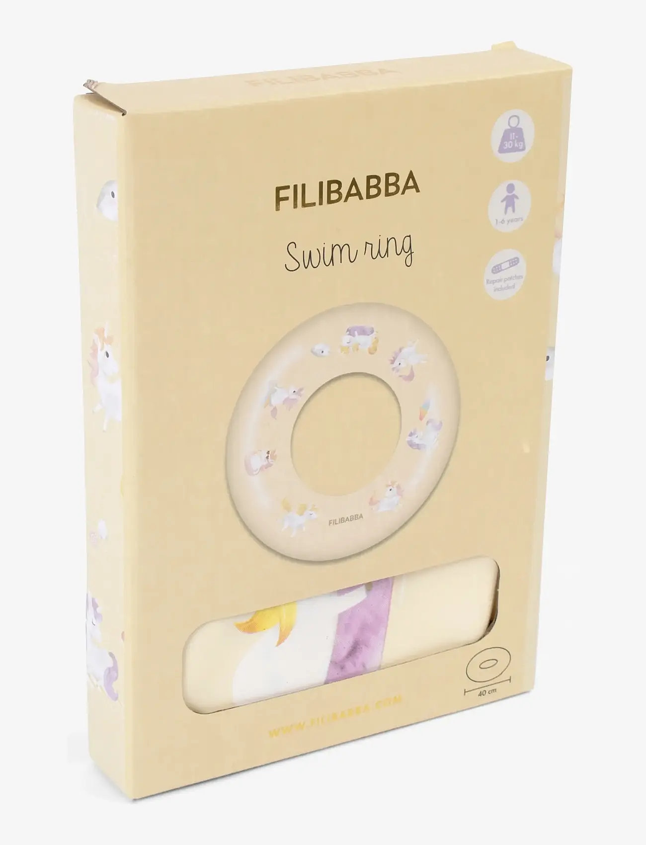 Filibabba - Swim ring Alfie – Unicorn Shores - schwimmzubehör - yellow - 2