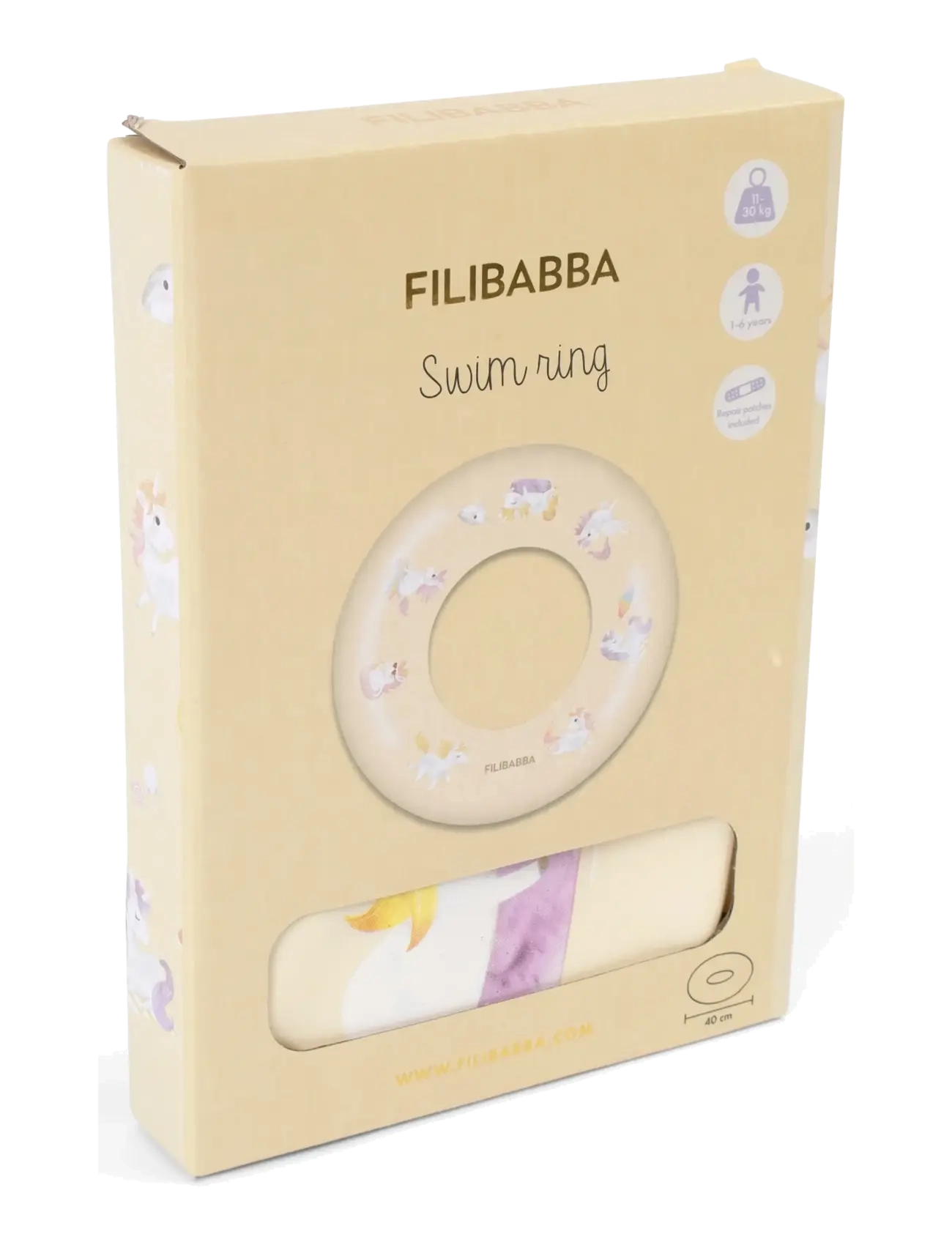 Filibabba - Swim ring Alfie – Unicorn Shores - ujumistarvikud - yellow - 2