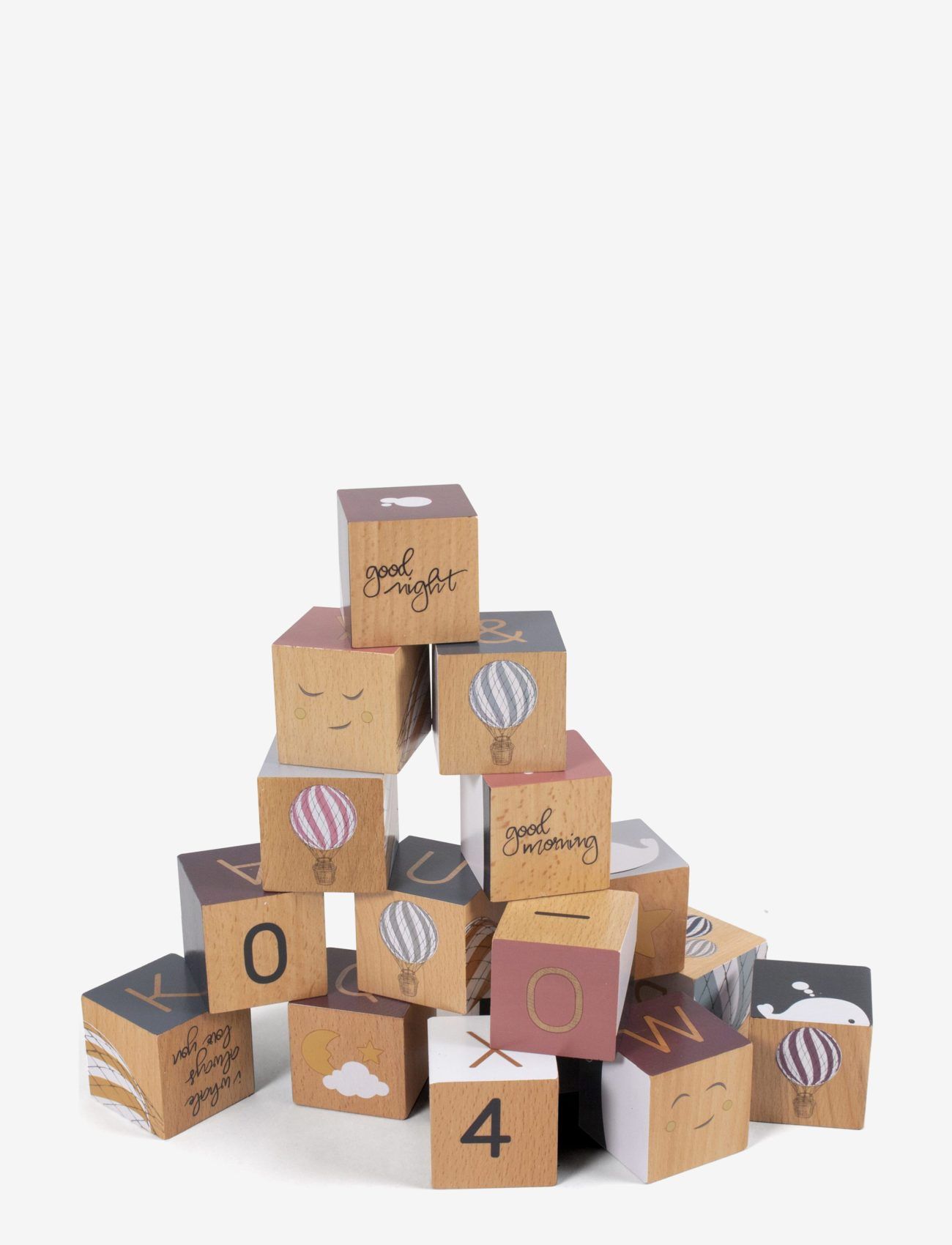 Filibabba - Træklodser - byggeklodser - multi colors - 1