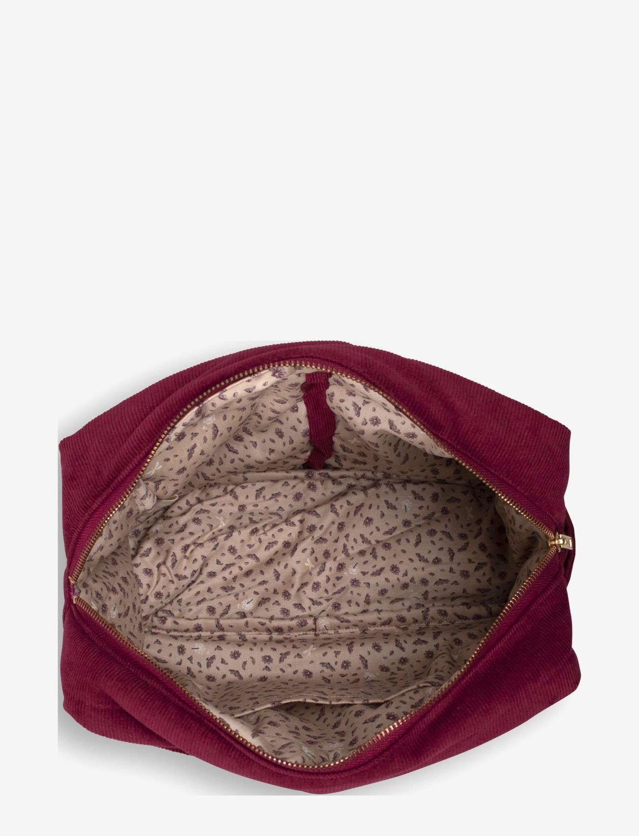 Filibabba - Toilet bag (large) - corduroy - deeply red - deeply red - 1