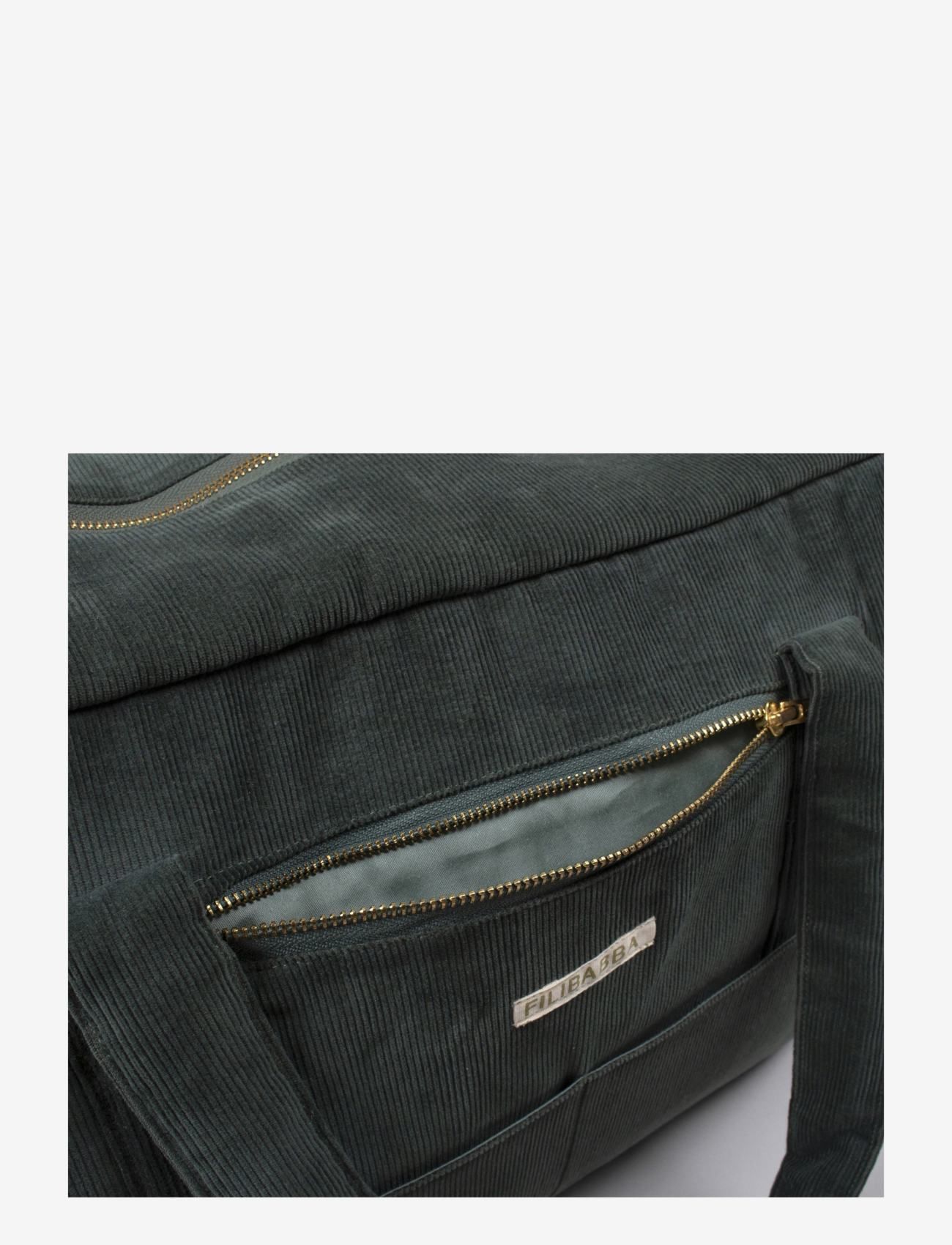 Filibabba - Mommy bag - corduroy, pine green - pine green - 3