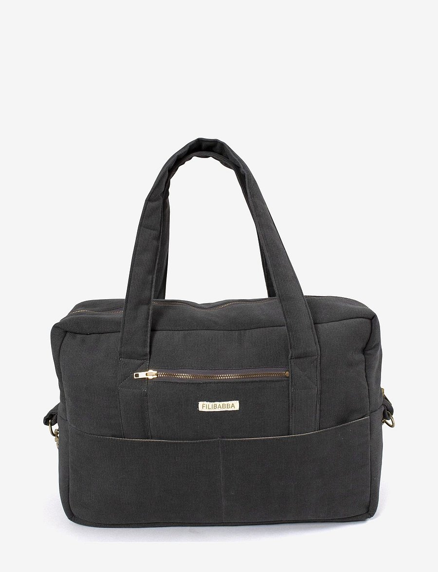 Filibabba - Mommy bag - corduroy, Stone grey - stone grey - 1