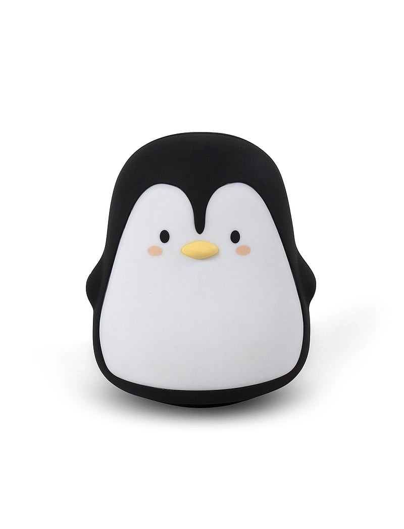 Filibabba - LED lampe - Pelle the Penguin - nachtlampen - black and white - 1