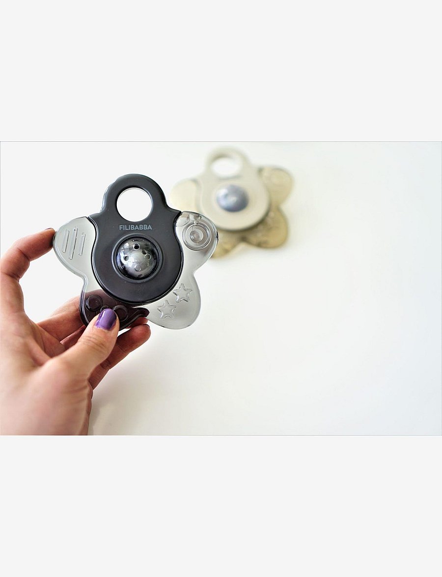 Filibabba - Bidering - Cooling star 2-pak Grey mix - bidelegetøj - grey mix - 2