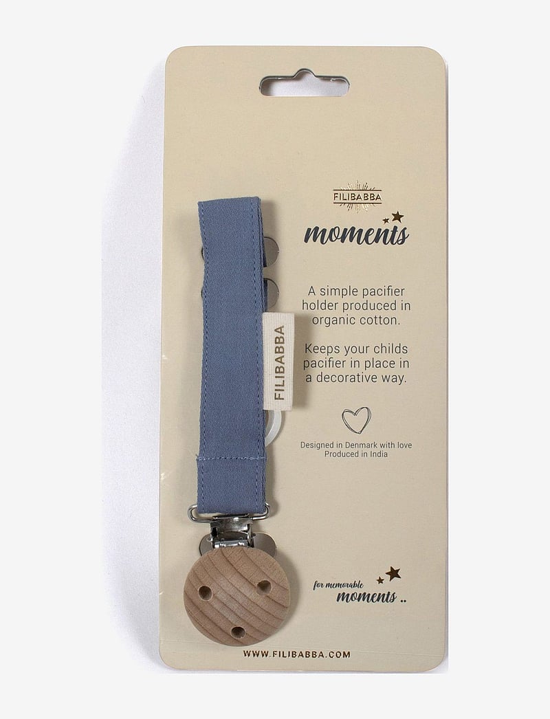 Filibabba - Suttesnor Muddly blue - schnullerband - muddly blue - 2