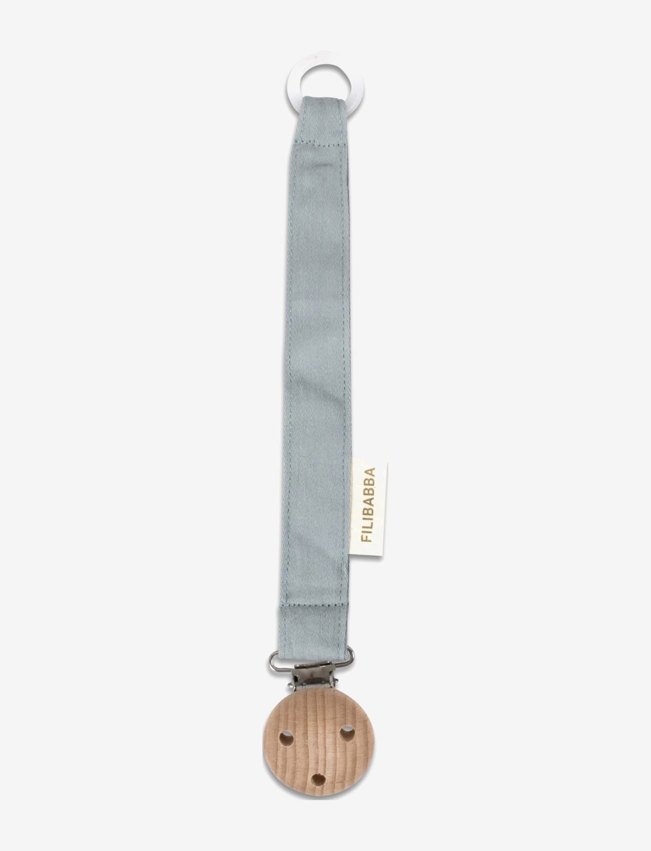Filibabba Suttesnor Moss Green, One Size, Pacifiers & Accessories, Grün - Pacifier Clips, Kinder