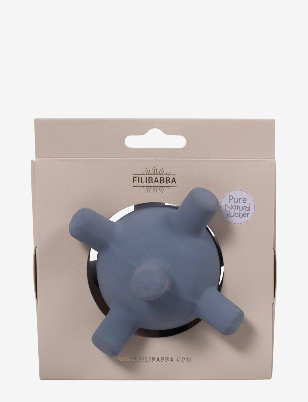 Filibabba - Motorikbold - Baby sense ball Powder blue - bidelegetøj - powder blue - 2