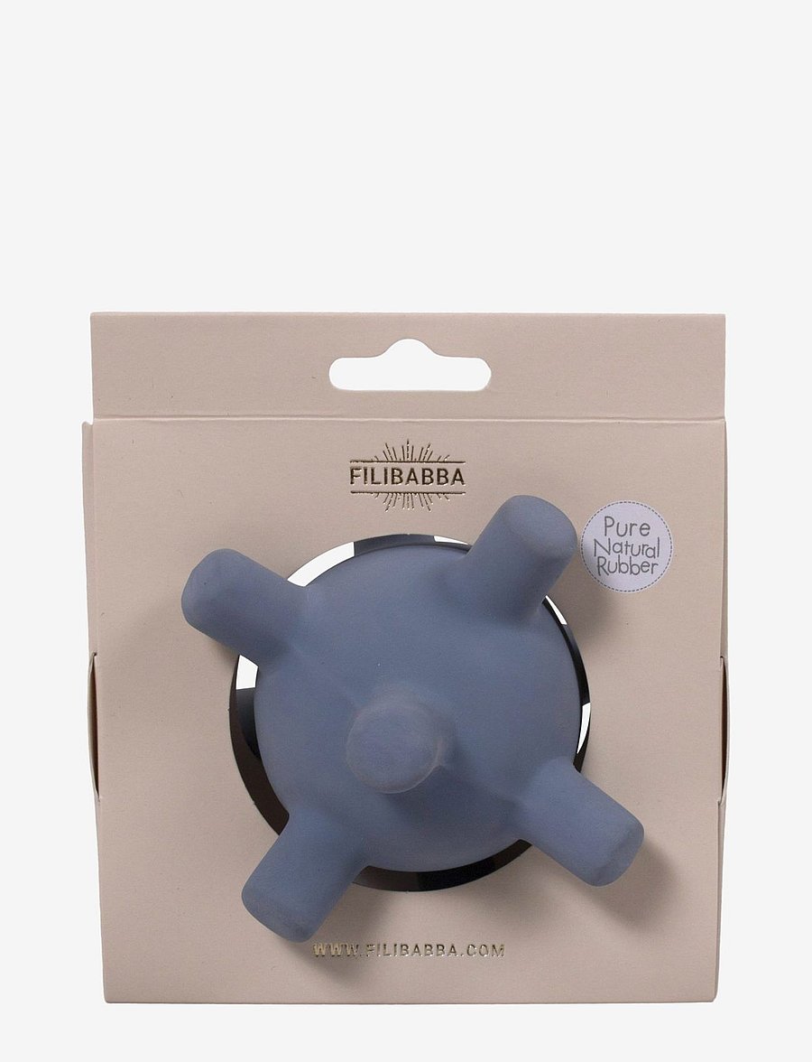 Filibabba - Motorikbold - Baby sense ball Powder blue - bidelegetøj - powder blue - 2