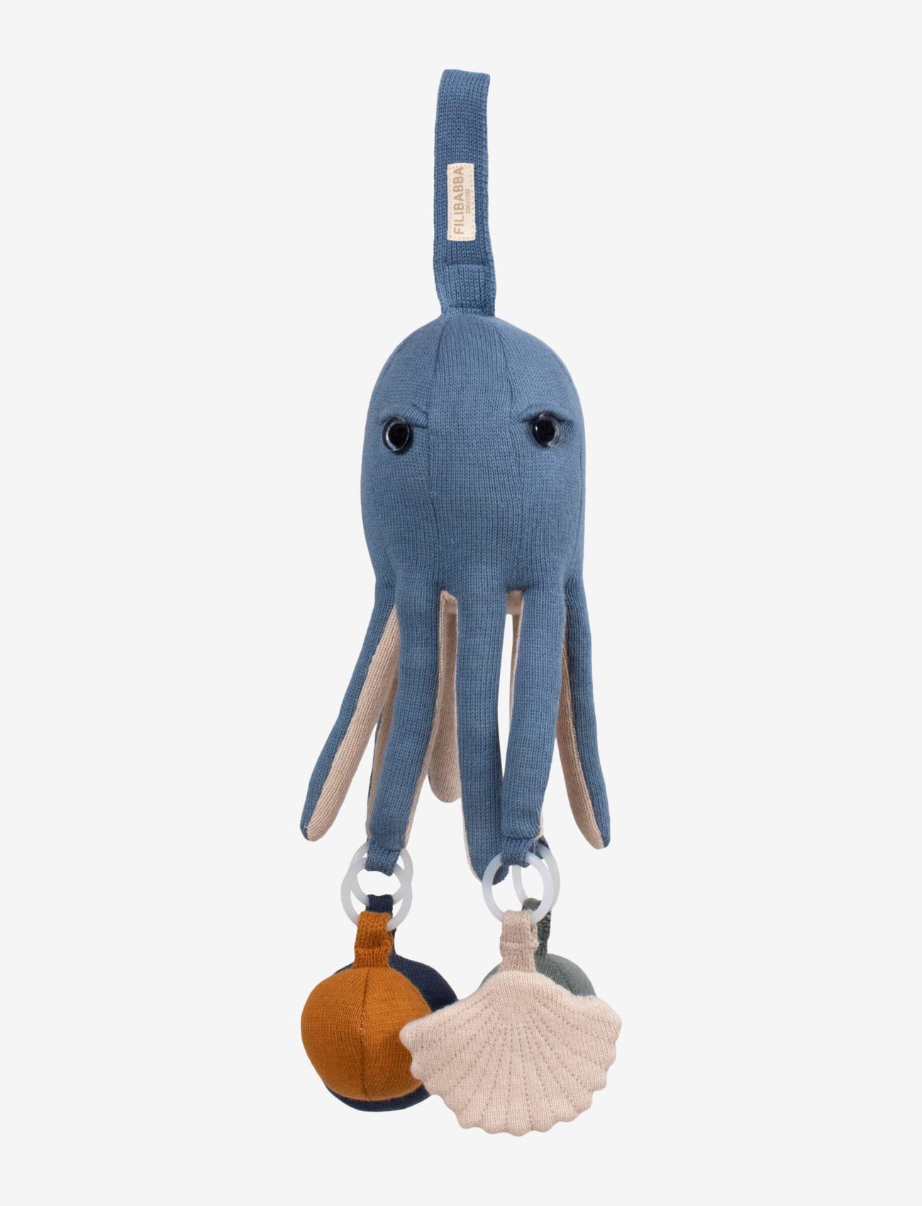 Filibabba - Activity toy - Otto the octopus touch & play muddly blue - interaktiva leksaker - muddly blue - 0