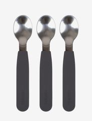 Silicone Spoons 3-pack - Stone Grey - STONE GREY