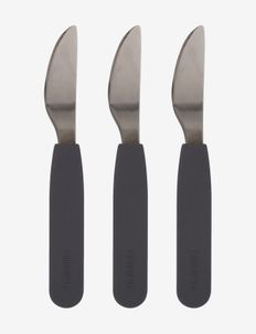 Silicone Knife 3-pack - Stone Grey, Filibabba