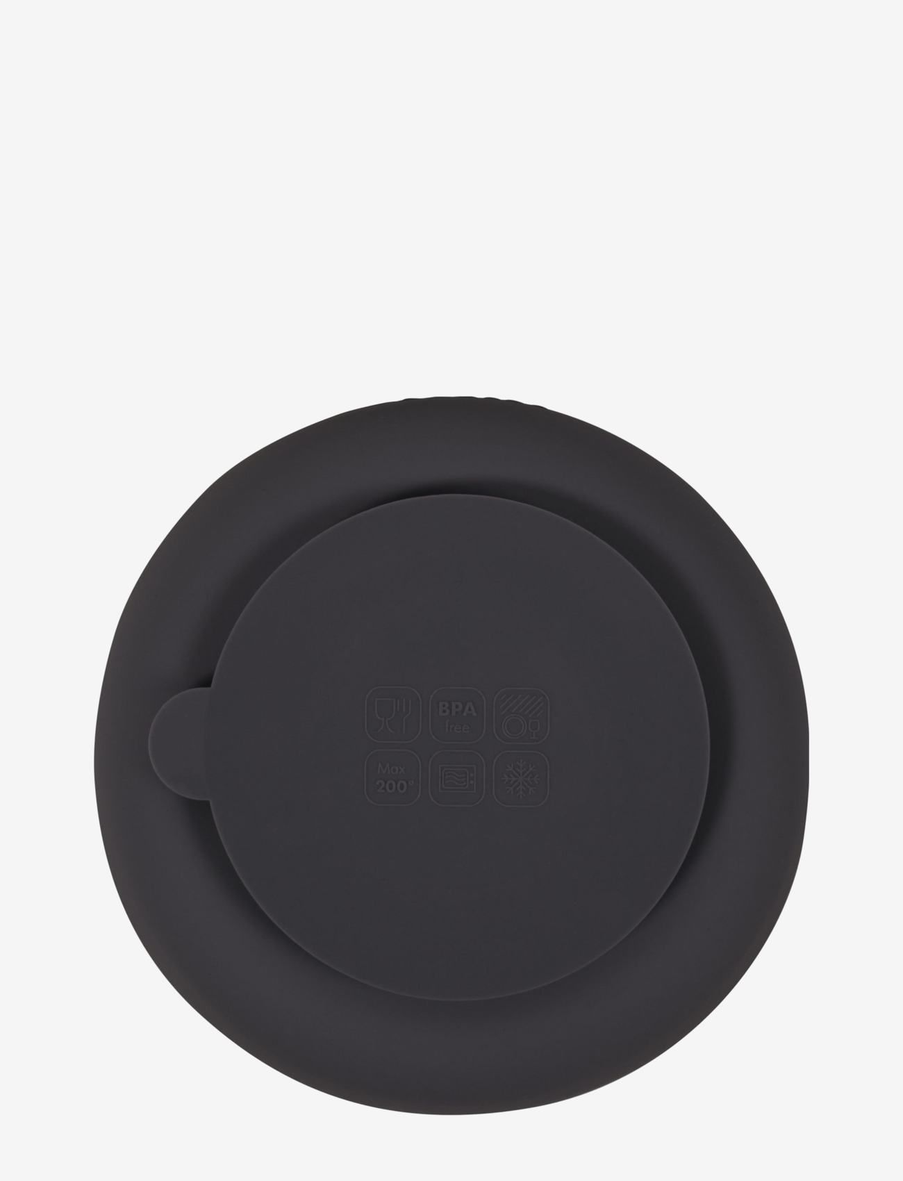 Filibabba - Silikone skål 2-pak - Stone Grey - skålar - stone grey - 1