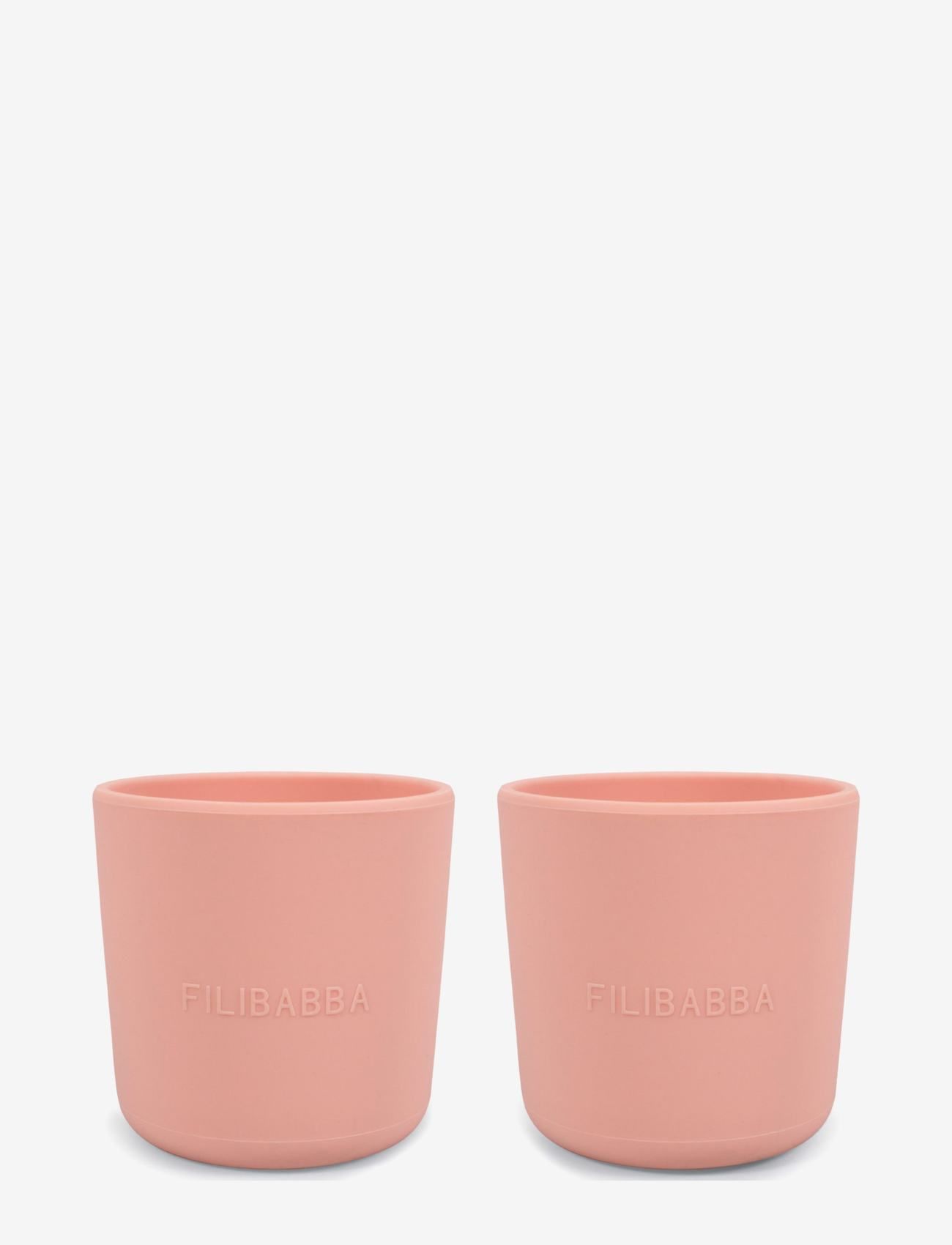Filibabba Silikone kop 2-pak - Peach - Meal time - PEACH / pink/rose