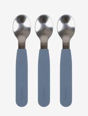 Silicone Spoons 3-pack - Powder Blue - POWDER BLUE