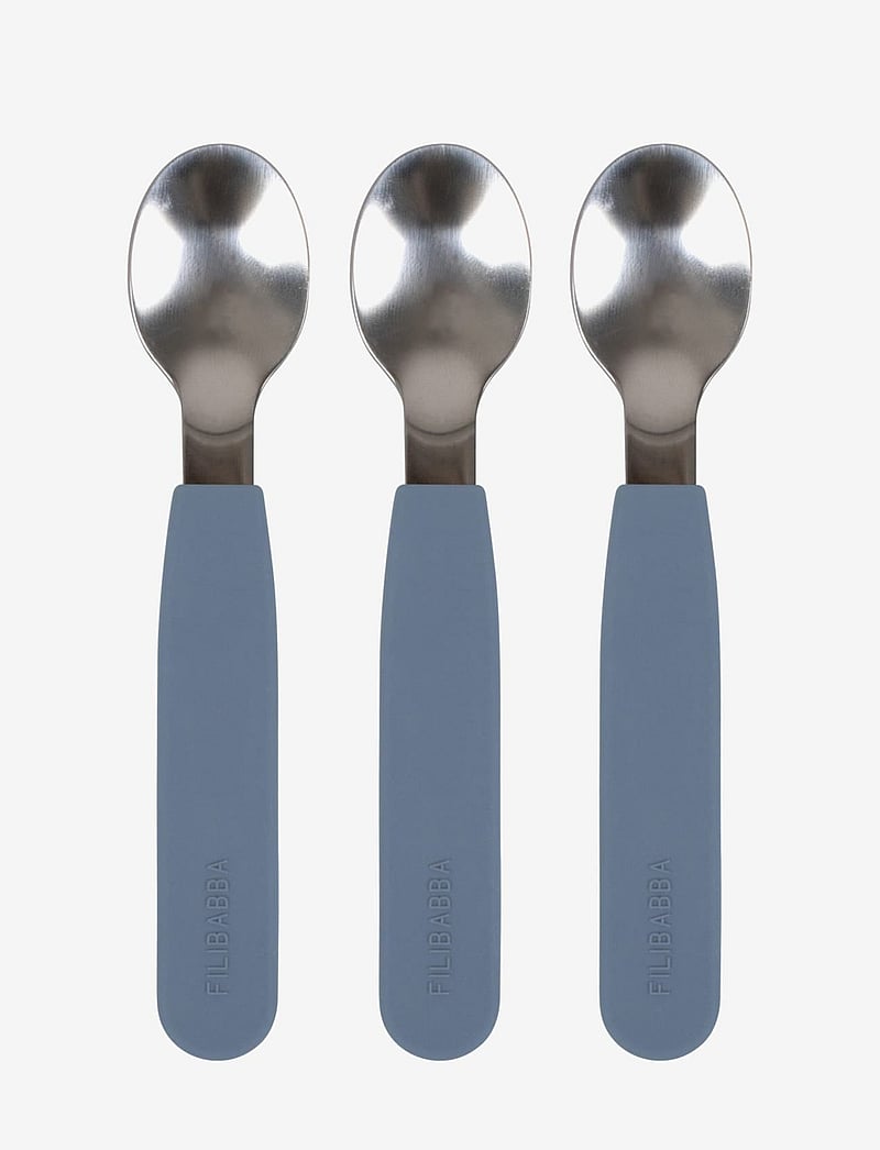 Filibabba - Silikone skeer 3-pak - Powder Blue - besteck - powder blue - 0