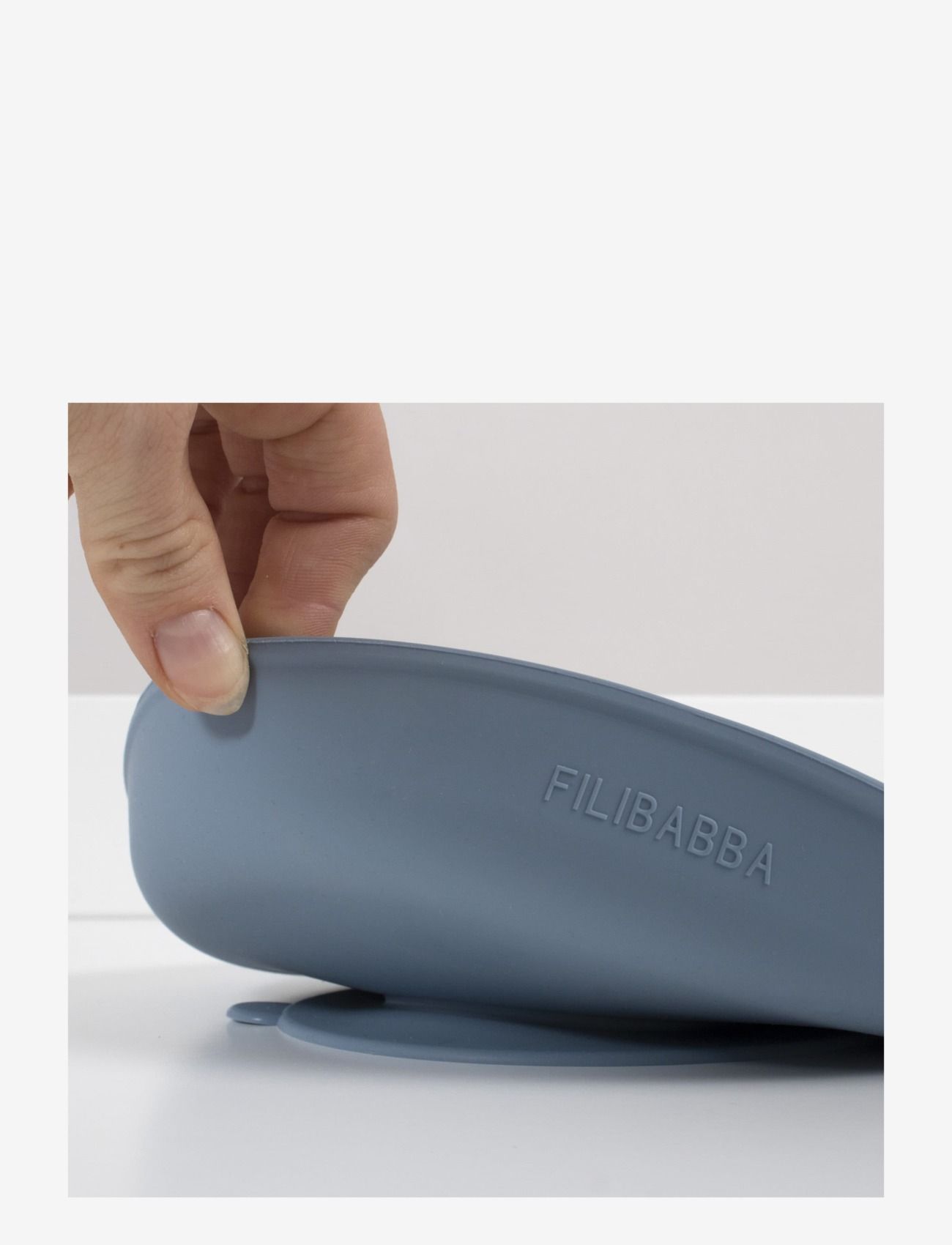 Filibabba - Silikone tallerken 2-pak - Powder Blue - tallerkner - powder blue - 2