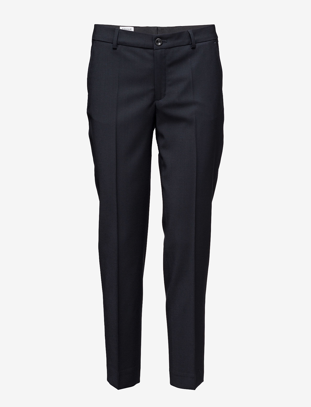 Filippa K - Luisa Cropped Cool Wool Slack - dk. navy - 0