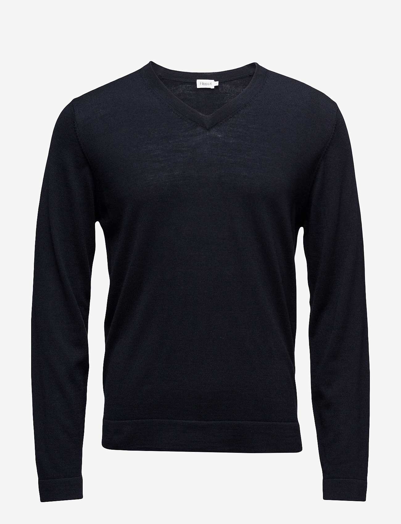 Filippa K - M. Fine Merino V-Neck - navy - 0