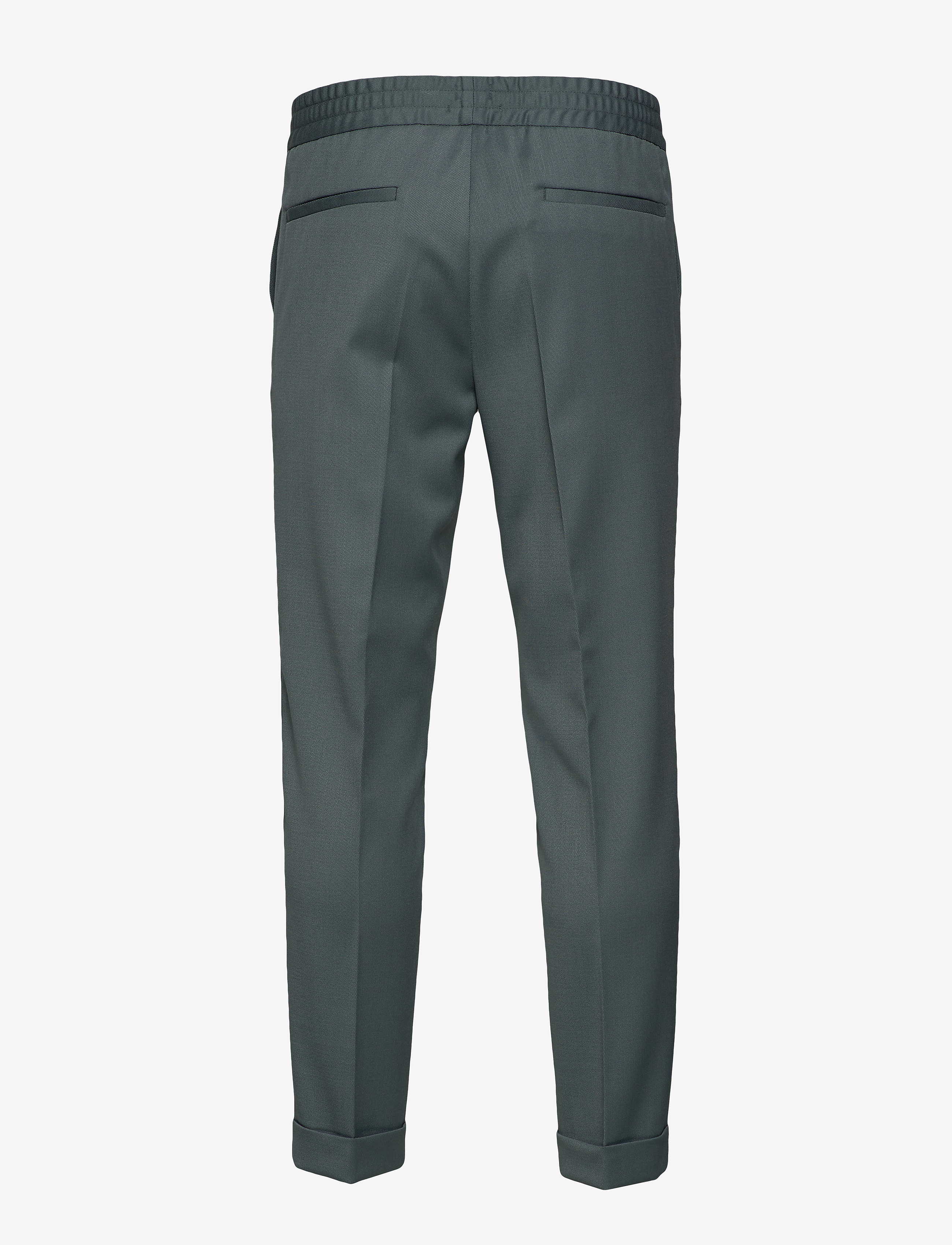 Filippa K - M. Terry Cropped Trouser - dark mint - 1