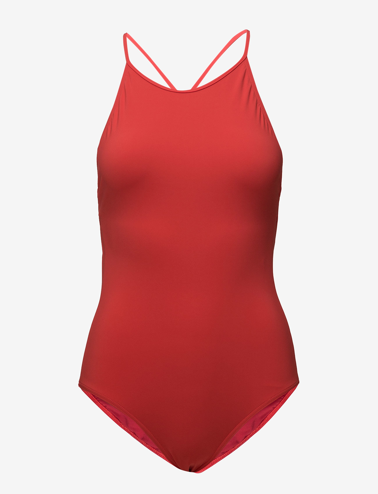 Tie-back Swimsuit - SCARLET