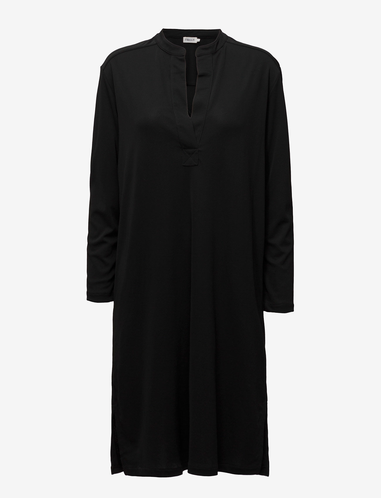 Filippa K - Side Slit Tunic Dress - black - 0