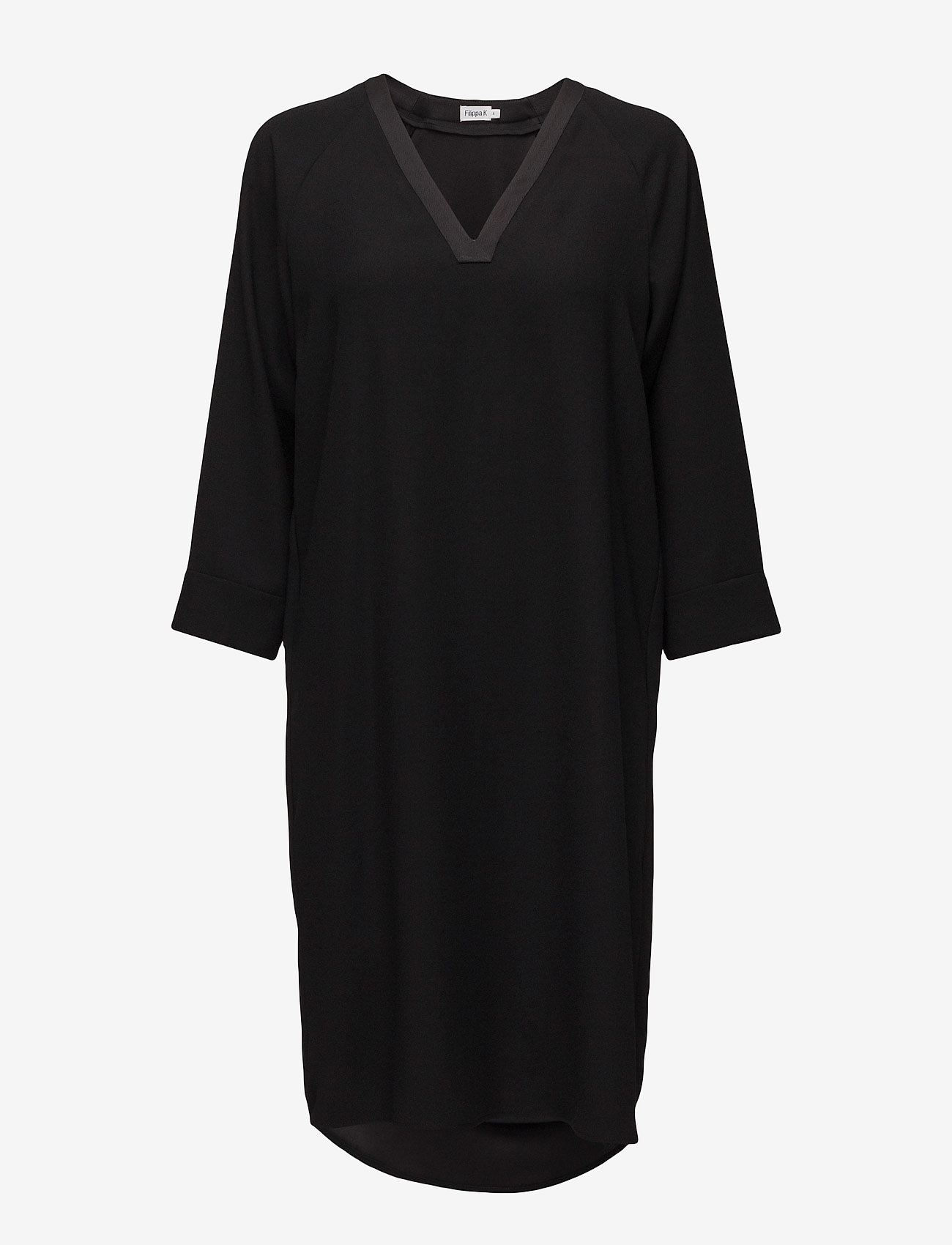 Filippa K - V-Neck Tunic Dress - black - 0