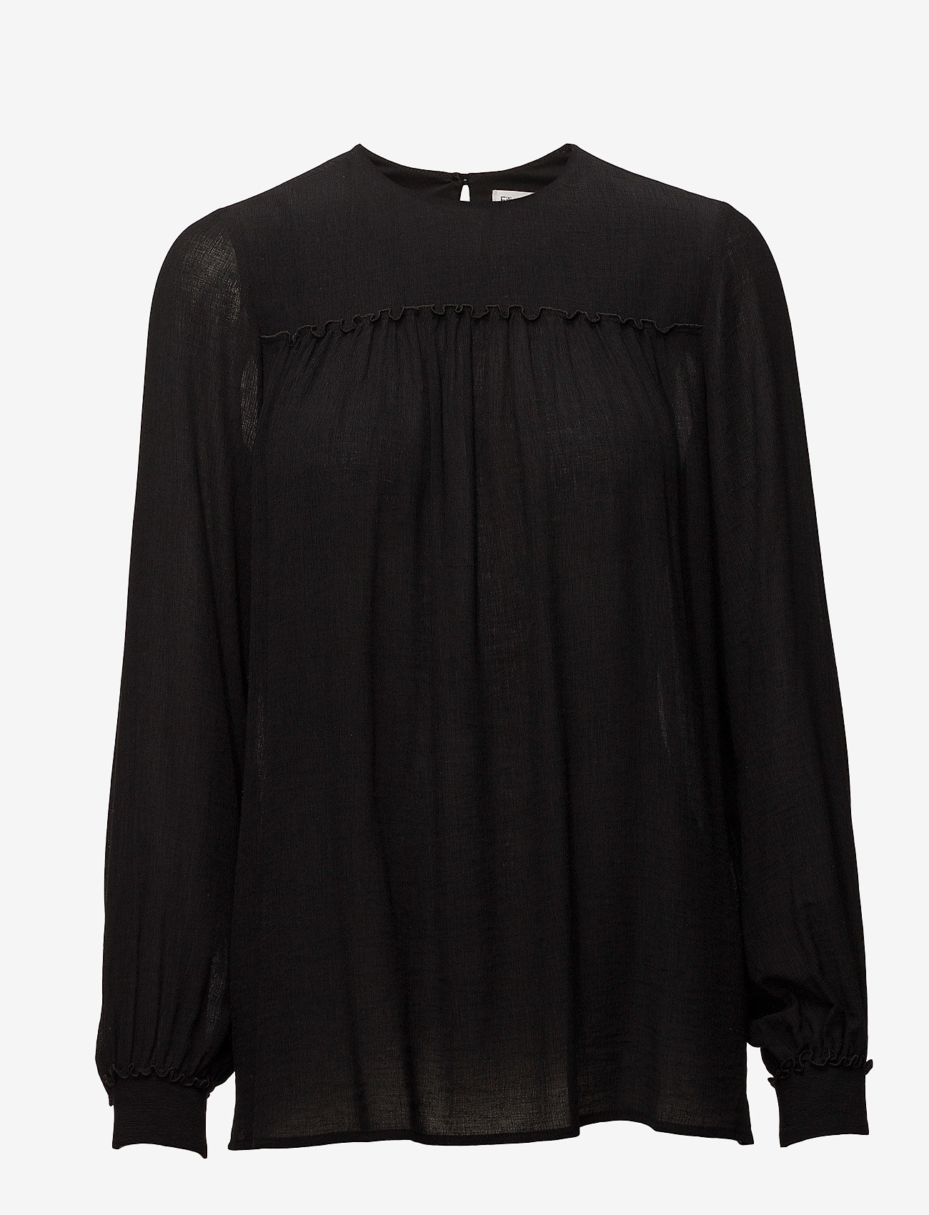Filippa K - Crinkle Blouse - black - 0