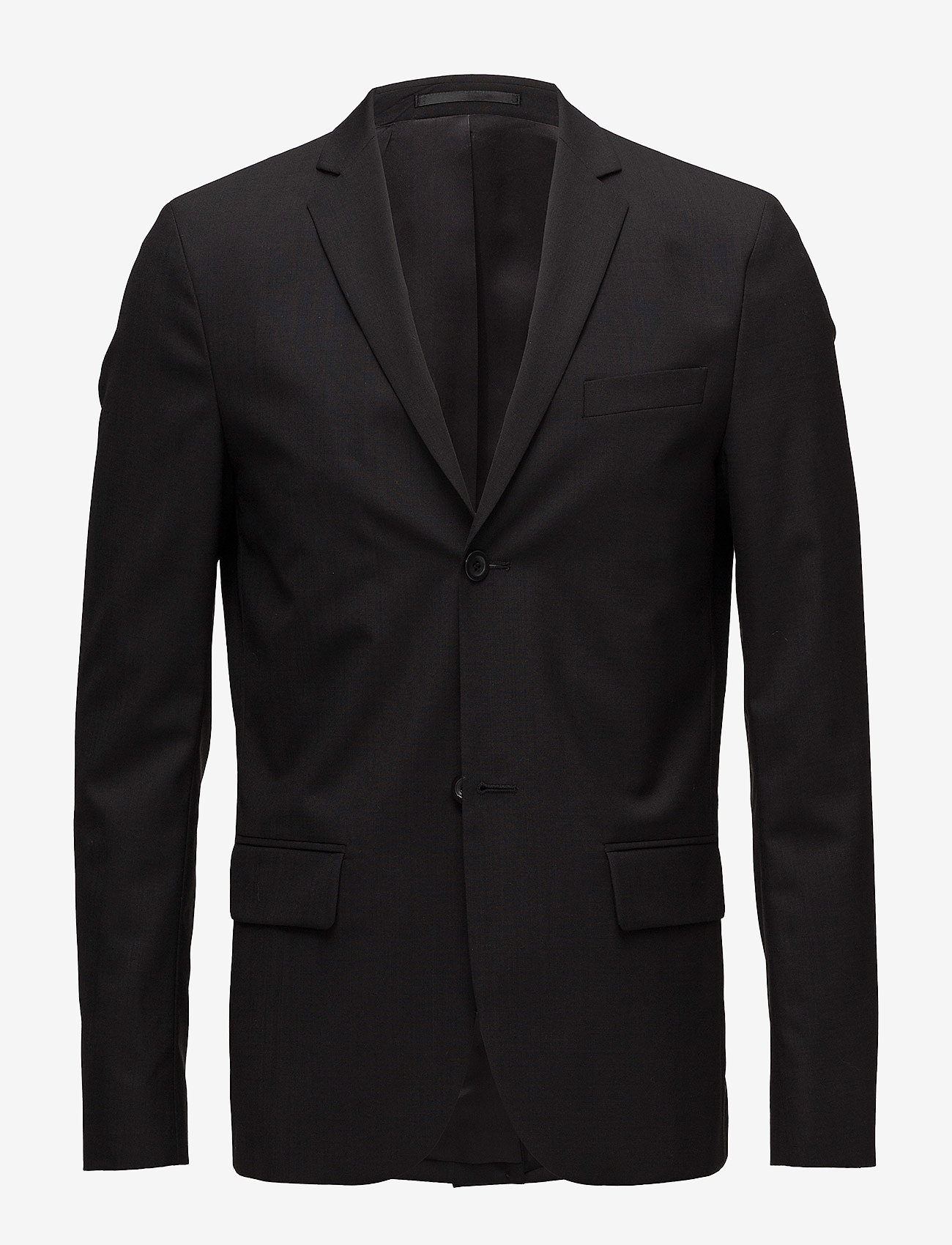 Filippa K - M. Daniel Cool Wool Jacket - dobbeltradede blazere - black - 0