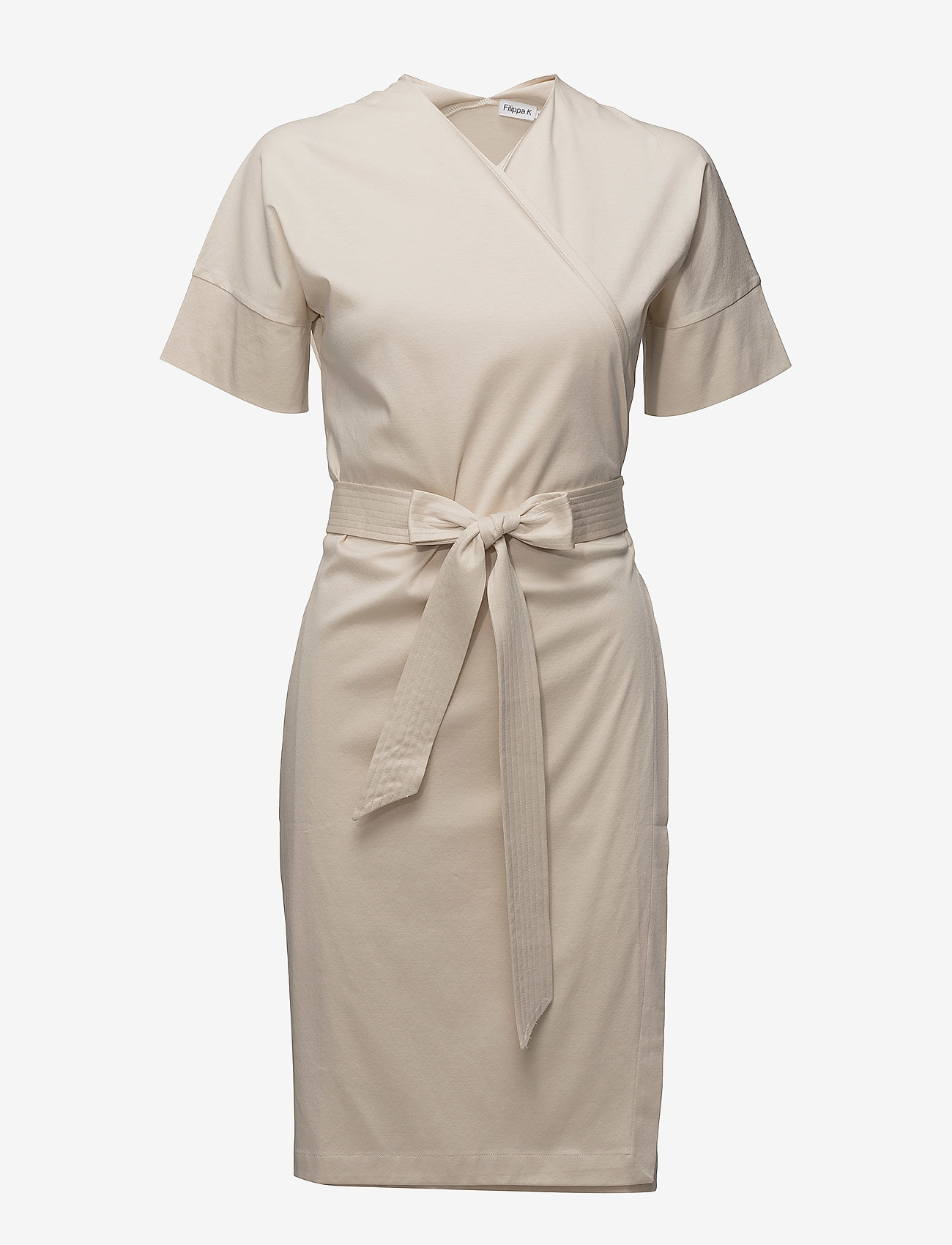 Filippa K - Belted Wrap Dress - bone - 0