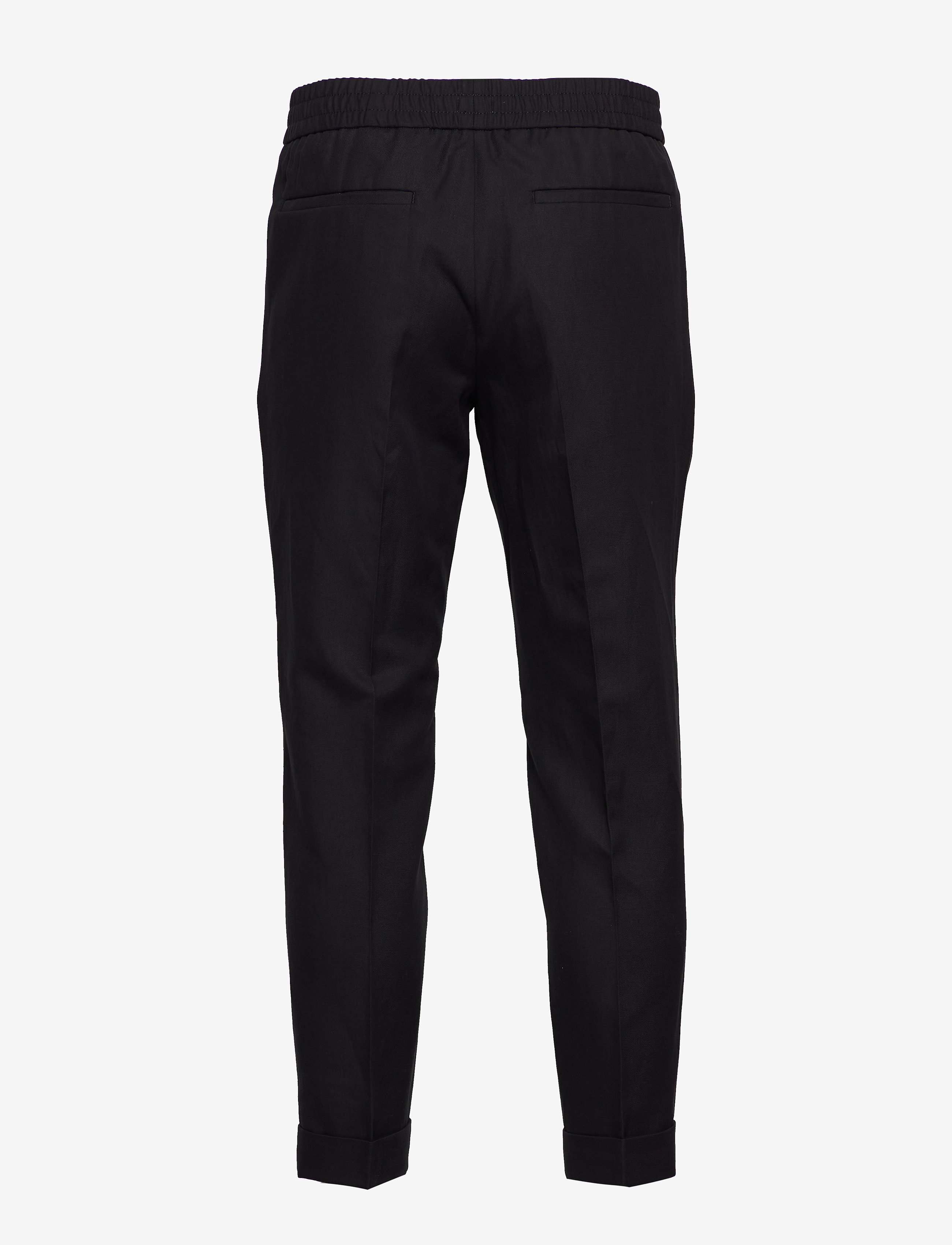 Filippa K - M. Terry Cropped Linen Slack - black - 1