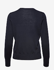 Filippa K - Merino R-neck Sweater - stickade tröjor - navy - 1