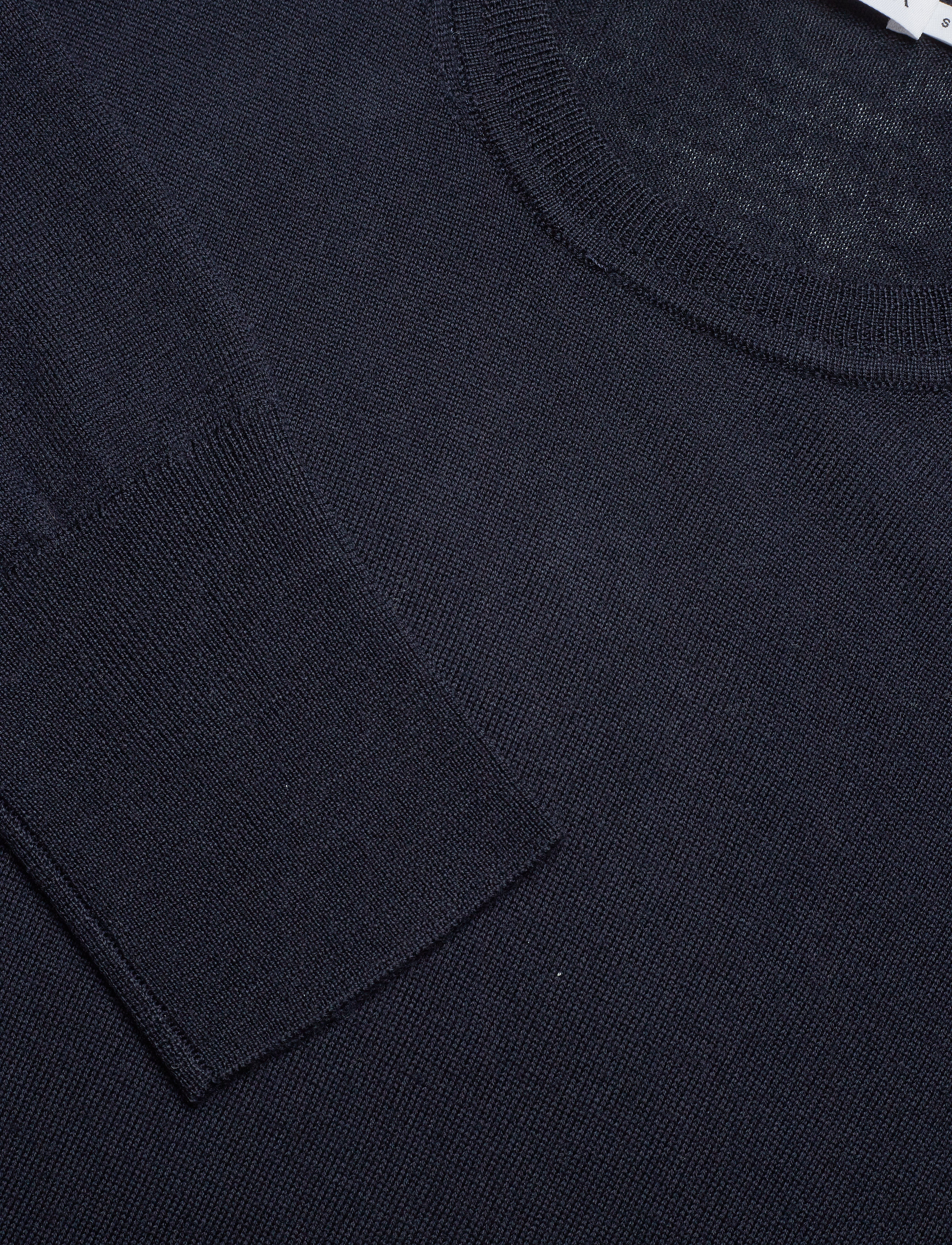 Filippa K - Merino R-neck Sweater - navy - 2