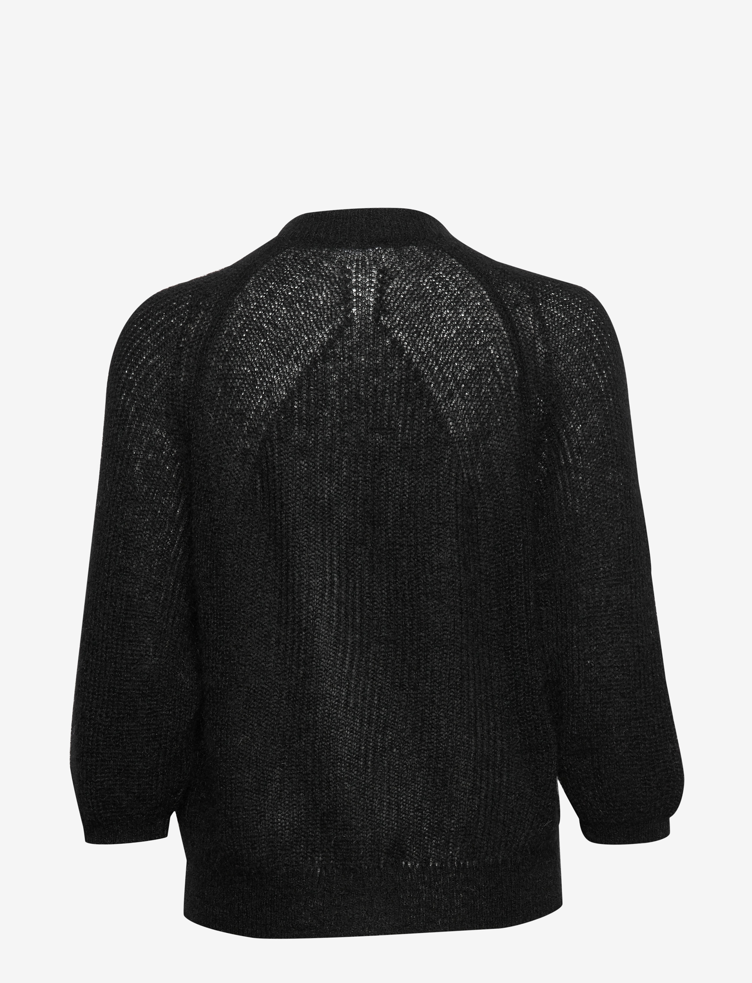 Filippa K - Mohair 3/4 Sleeve Cardigan - black - 1