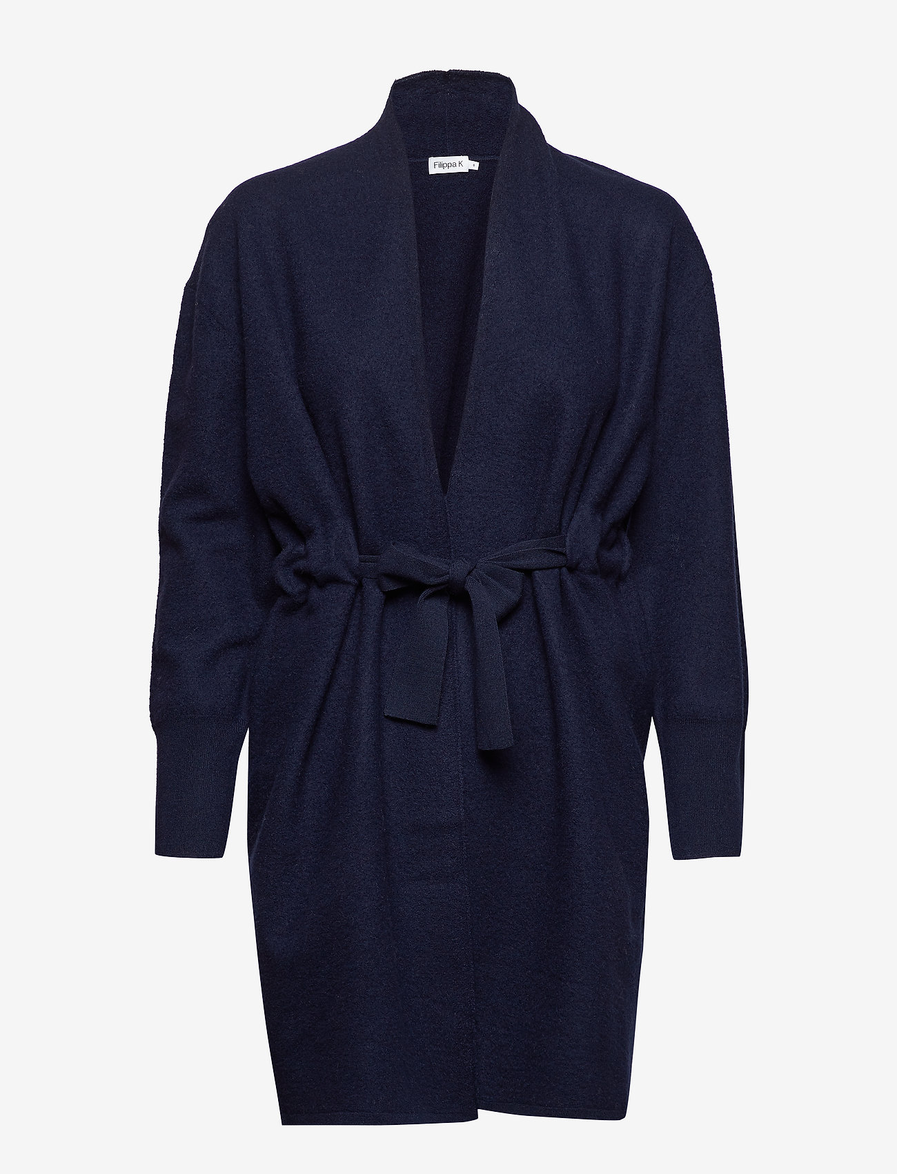 Filippa K - Boiled Wool Coat Cardigan - navy - 0