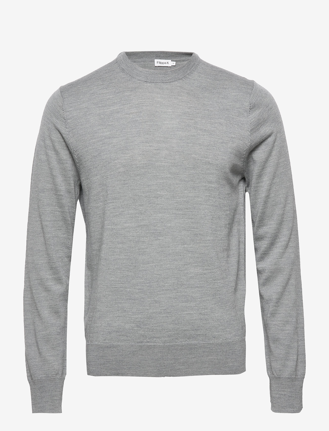 Filippa K - M. Merino Sweater - grey mel. - 0