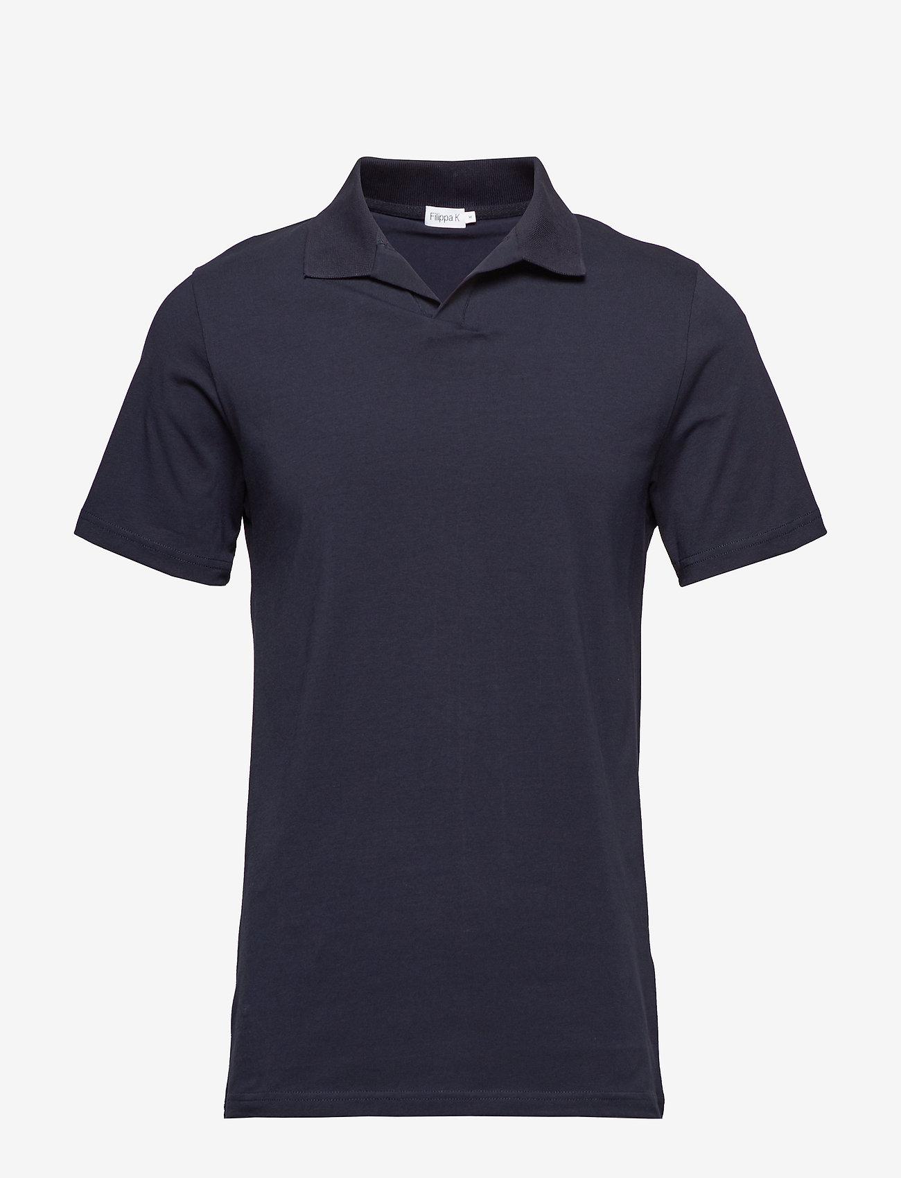 Filippa K - M. Lycra Polo T-Shirt - podstawowe koszulki - navy - 0
