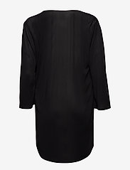 Filippa K - Sheer Tunic Blouse - tunics - black - 1