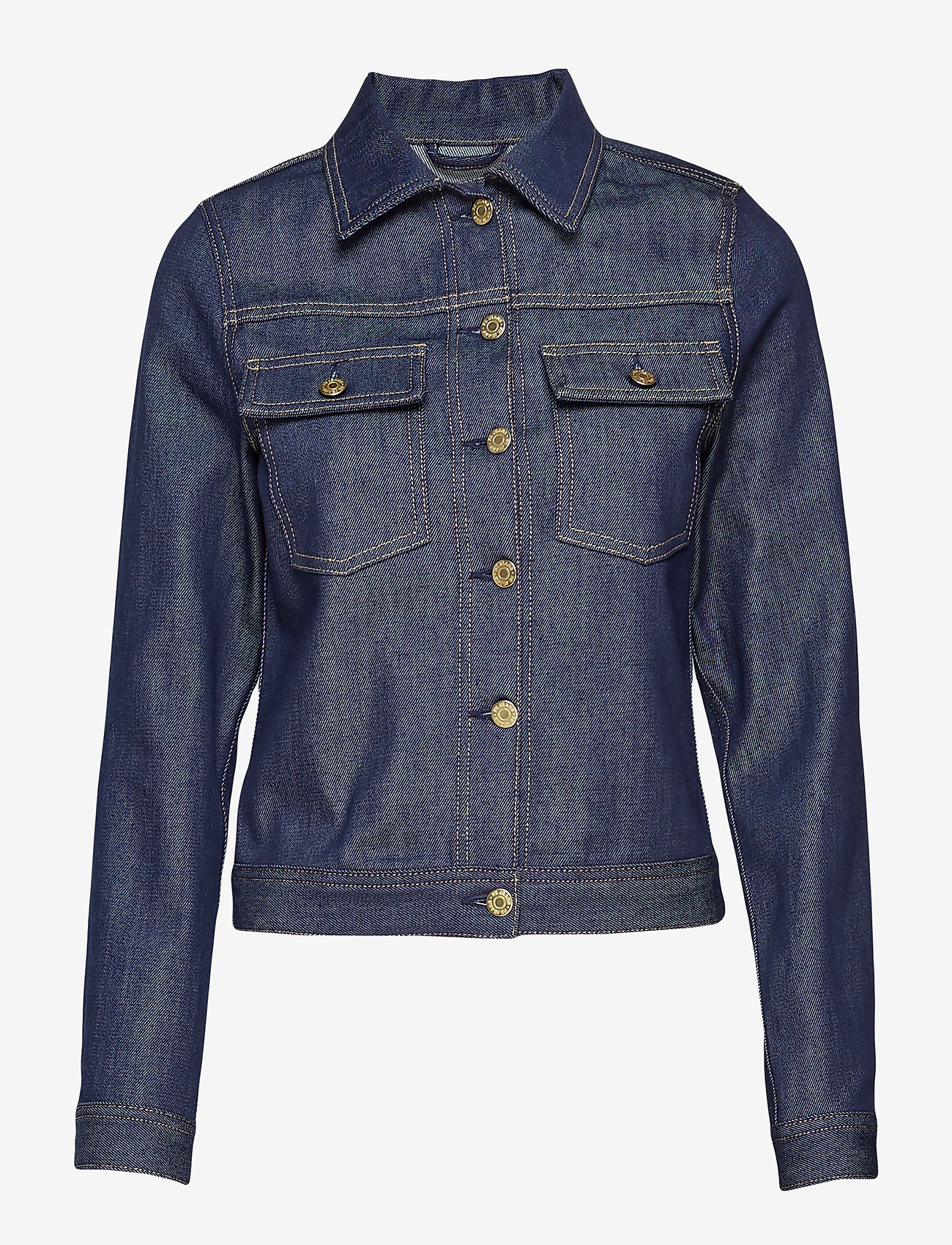 Filippa K - Suzy Raw Denim Jacket - pavasarinės striukės - dark blue - 0