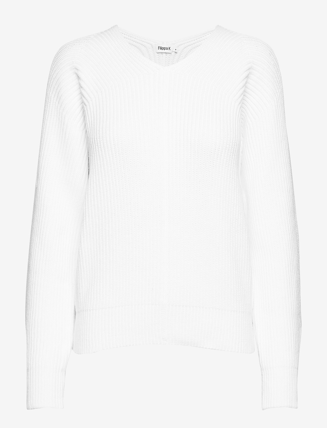 Filippa K - Chunky V-Neck Sweater - white - 0