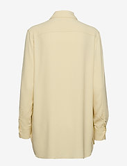 Filippa K - Long Crepe Shirt - långärmade skjortor - wax - 1