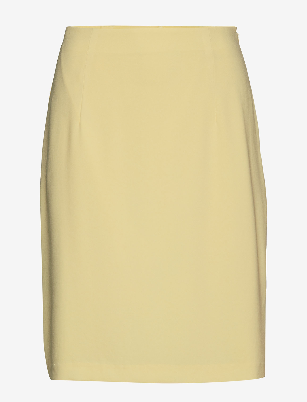 Filippa K - High Waist Crepe Skirt - pliiatsseelikud - wax - 0