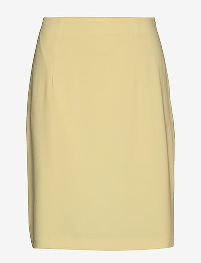 Filippa K High Waist Crepe Skirt - Kjolar - WAX / yellow