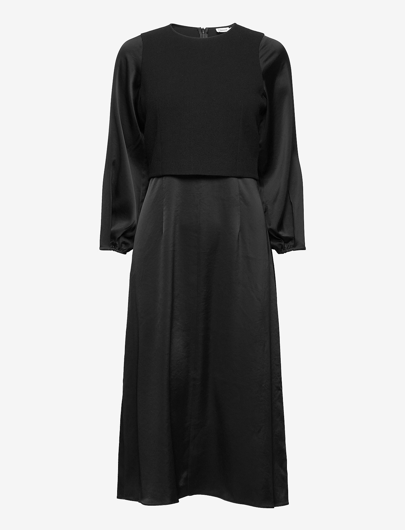 Filippa K - Harper Dress - midiklänningar - black - 0