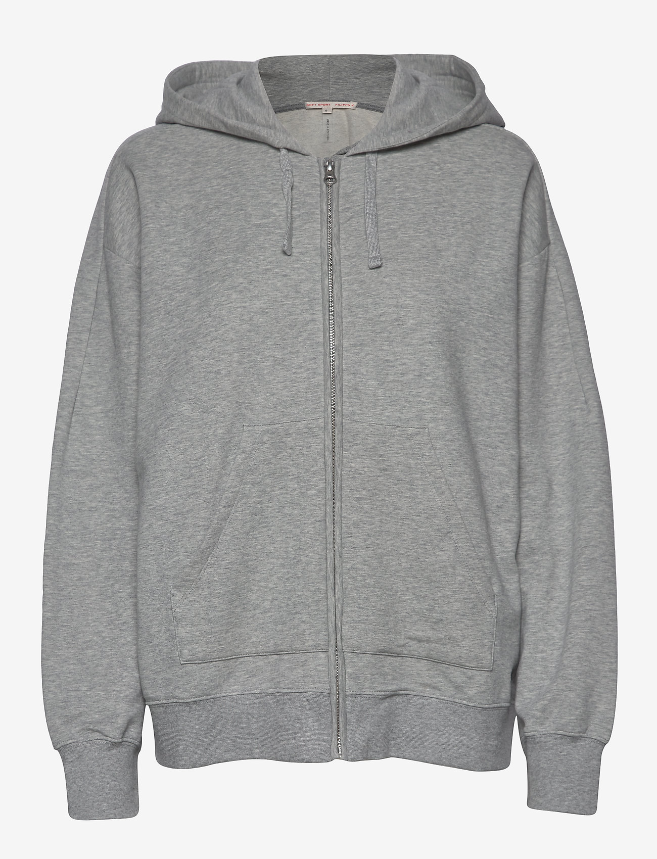 Filippa K - Zip Hoodie - light grey - 0