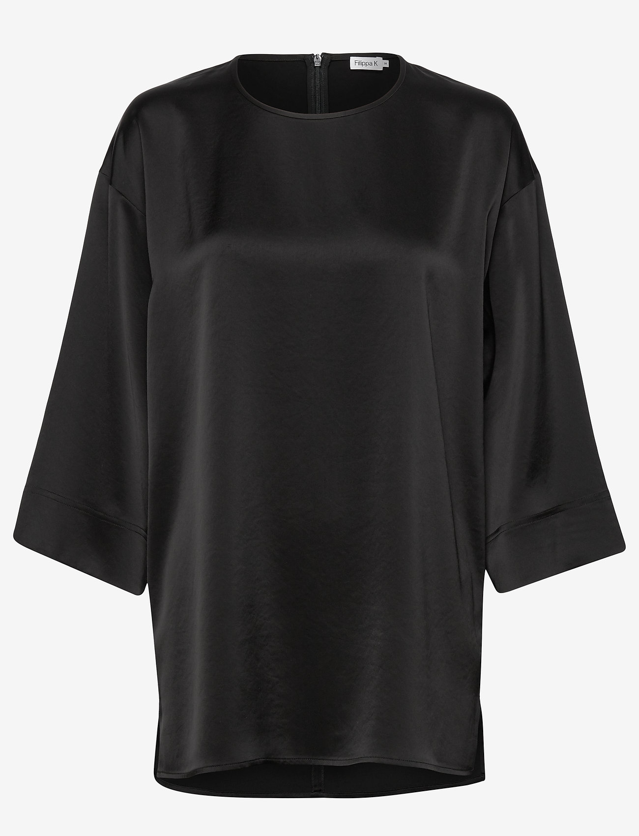 Filippa K - Lydia Top - long-sleeved blouses - black - 0