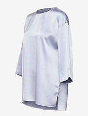 Filippa K - Lydia Top - long-sleeved blouses - ice blue - 2