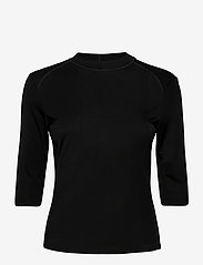 Filippa K - Margot Top - t-shirts met lange mouwen - black - 0