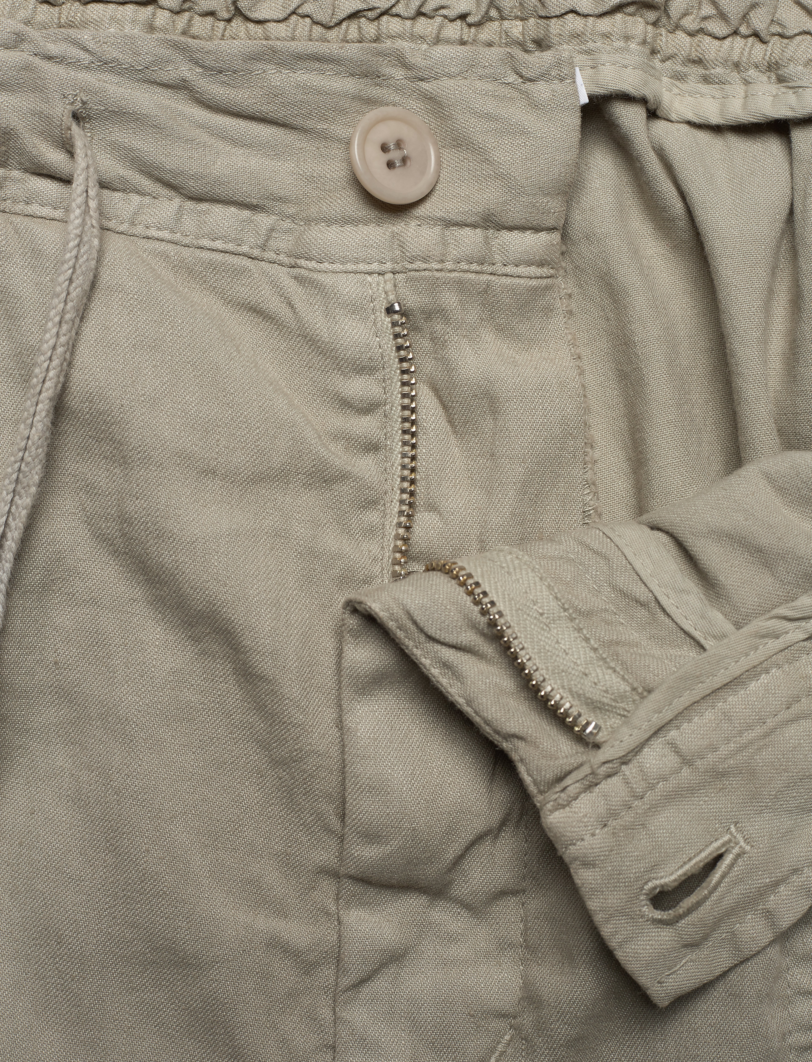 Filippa K - M. Theodore Linen Trouser - grey beige - 3